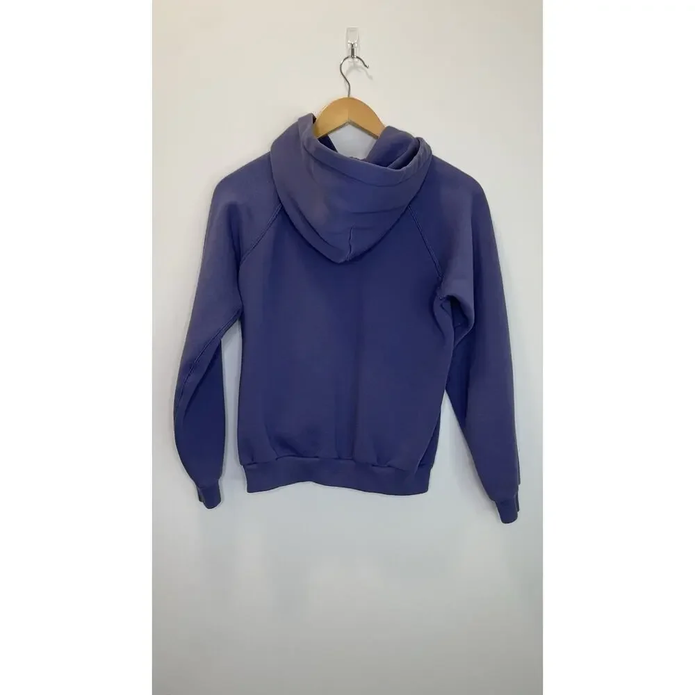 Polo Ralph Lauren Big Pony Hoodie Preppy Classic Sweatshirt  Purple Women's S - Picture 4 of 13